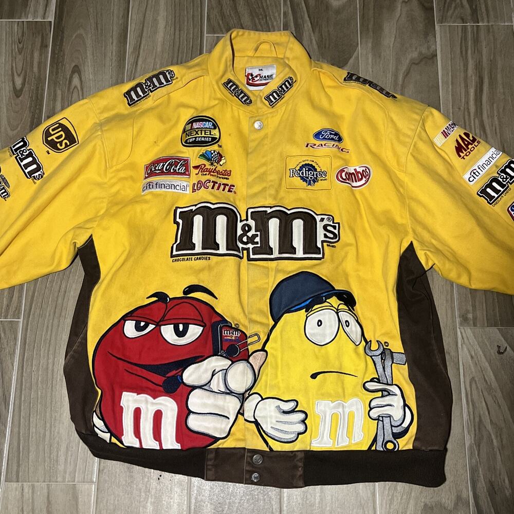 Chase Authentics M&M’s Jacket Yellow/Brown Size 3… - image 1